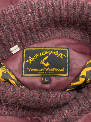 2010s Vivienne Westwood ribbed-knit trim bomber jacket
