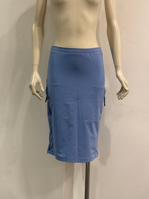 2000s Prada nylon patch pocket midi skirt