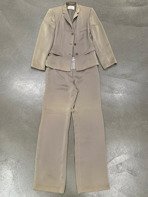 1999s Emporio Armani silk suit set