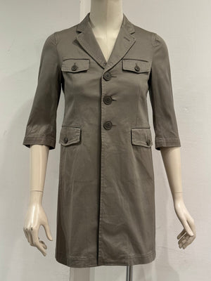 2000s Comme des Garçons cotton minimal coat