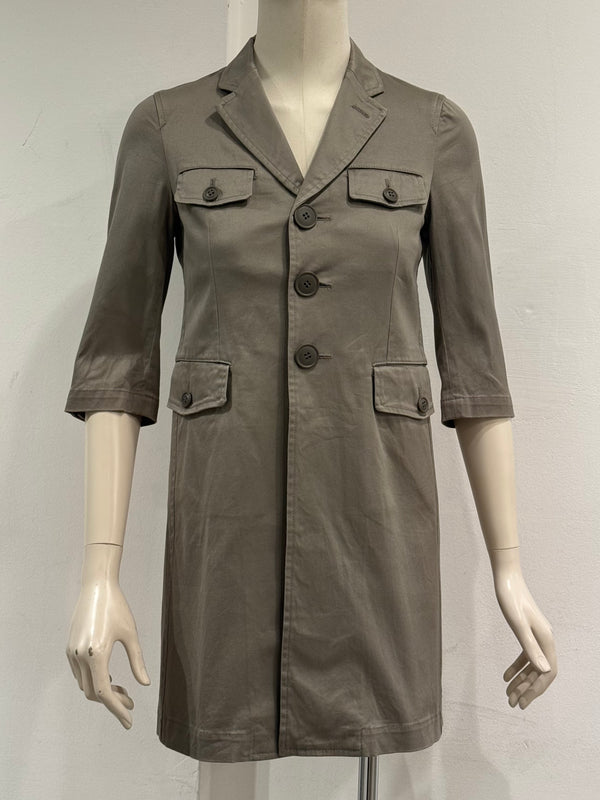 2000s Comme des Garçons cotton minimal coat