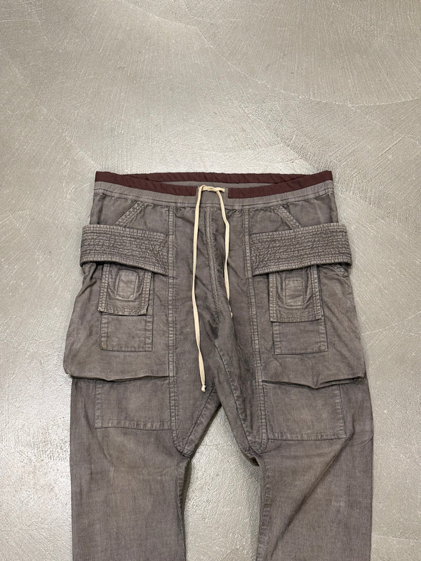 2015 Rick Owens creatch drawstring cargo pants