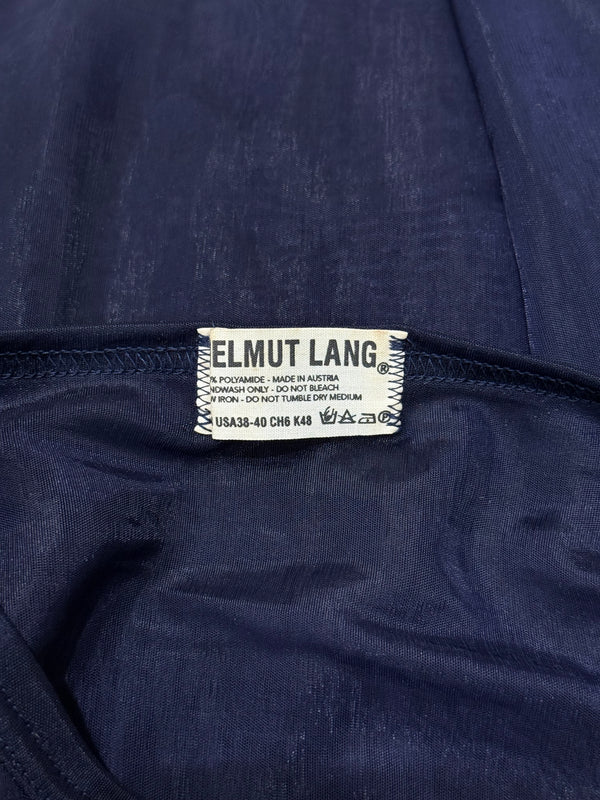 1990s Helmut Lang mesh Sheer t-shirt