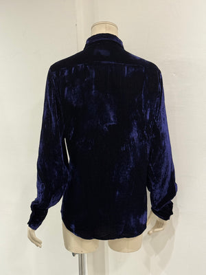 A/W1995 Gucci by Tom Ford velvet iridescent shirt