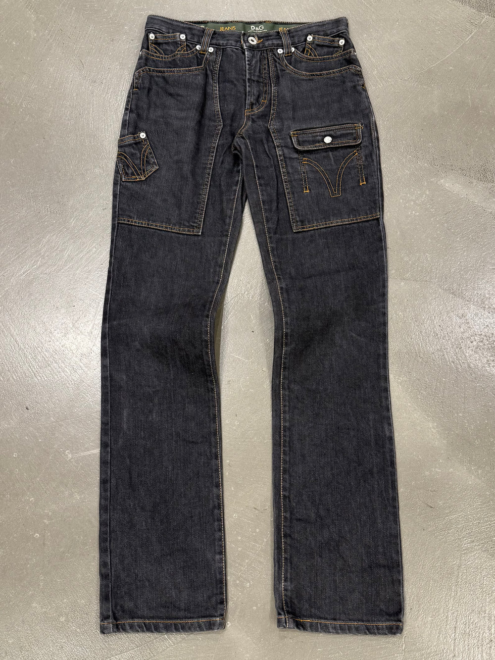2000s Dolce & Gabbana slim cargo jeans