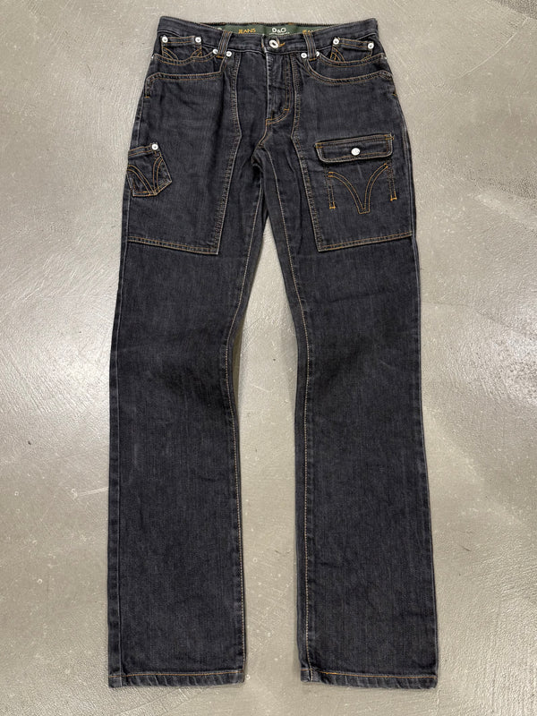 2000s Dolce & Gabbana slim cargo jeans