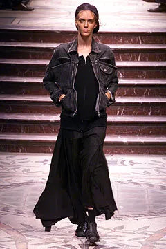 A/W 2002 Yohji Yamamoto runway deconstructed denim jacket - NEW