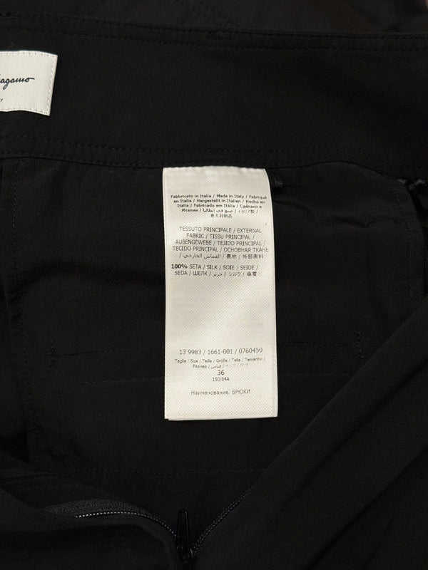 2010s Salvatore Ferragamo wide leg baggy pants