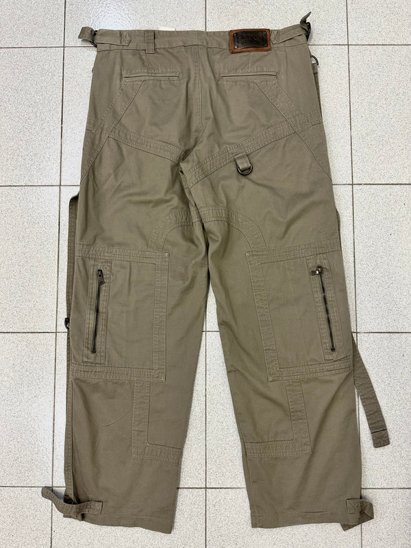AW2003 Dolce & Gabbana runway sample bondage cargo pants