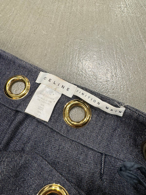 2000s Celine studded eyelet pants
