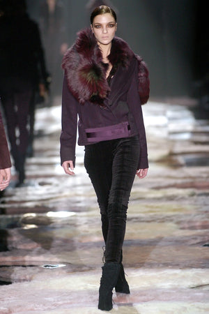 F/W2004 Gucci velvet flared pants
