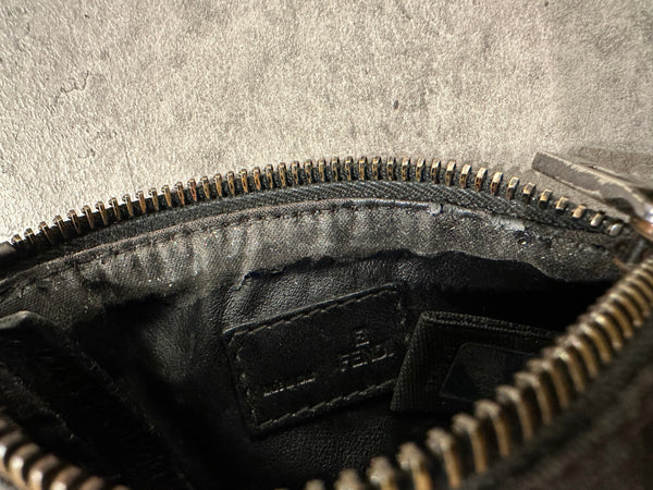 2000s Fendi monogram zucchino pochette