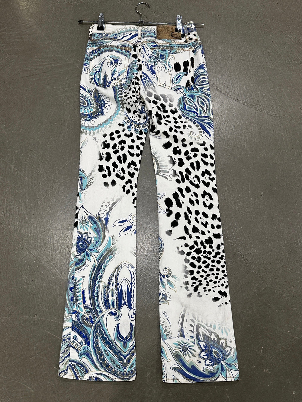 2000s Cavalli paisley leopard pants