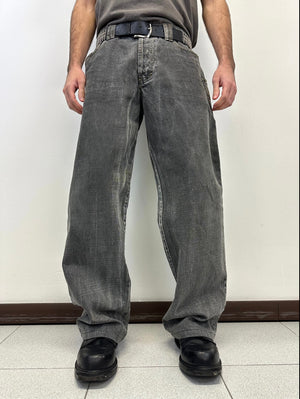 F/W 2003 Dolce & Gabbana asymmetrical denim