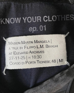 KNOW YOUR CLOTHES — ep. 01 Maison Martin Margiela