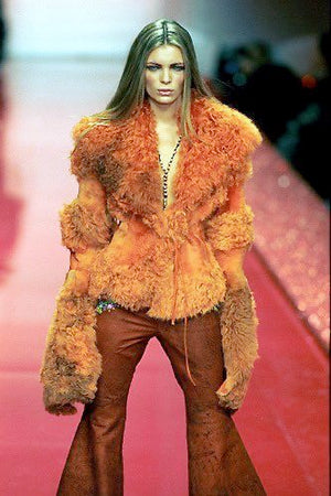 A/W1999 Roberto Cavalli Mongolian lamb fur jacket