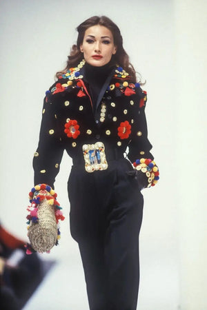 A/W1992 Dolce & Gabbana documented runway mirrors blazer