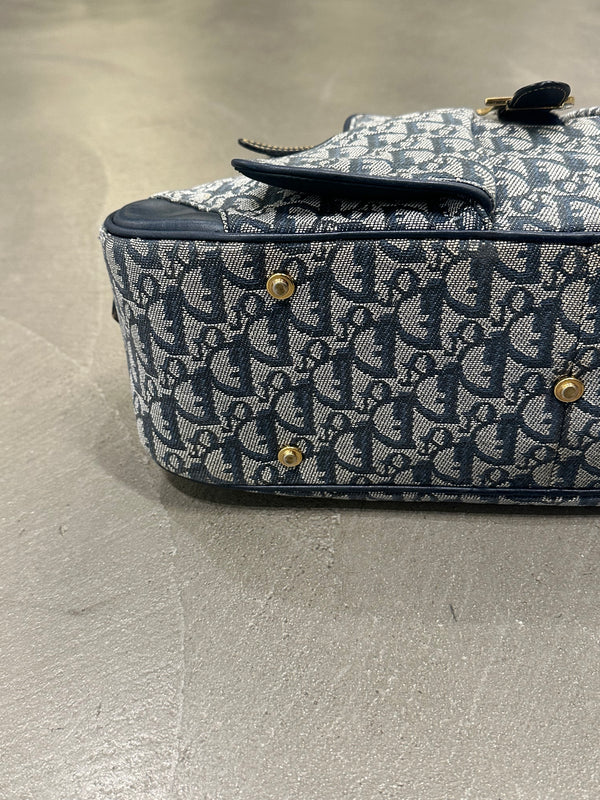 2003 Christian Dior oblique monogram bowling bag