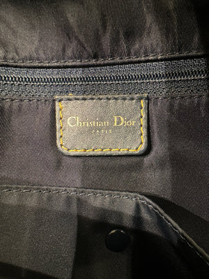 2003 Christian Dior oblique monogram bowling bag