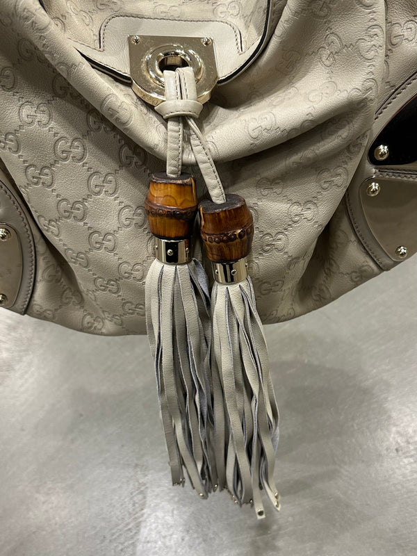 2007 Gucci monogram leather Indy bag