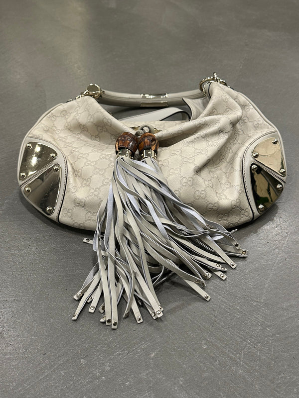 2007 Gucci monogram leather Indy bag