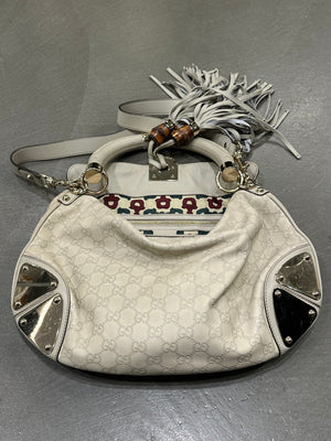 2007 Gucci monogram leather Indy bag