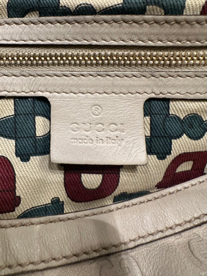 2007 Gucci monogram leather Indy bag