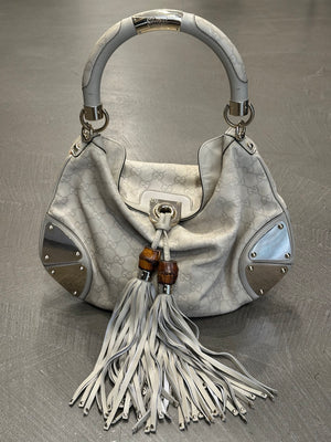 2007 Gucci monogram leather Indy bag
