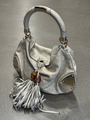 2007 Gucci monogram leather Indy bag