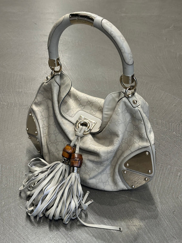 2007 Gucci monogram leather Indy bag