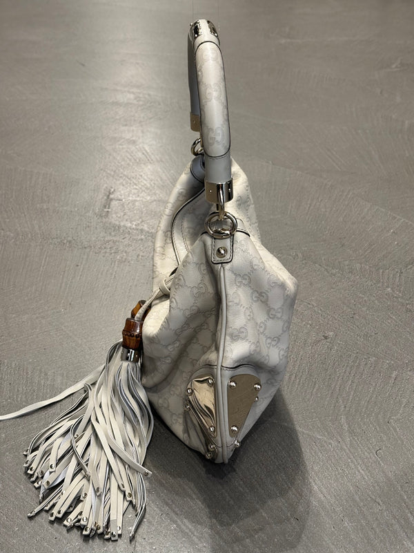 2007 Gucci monogram leather Indy bag