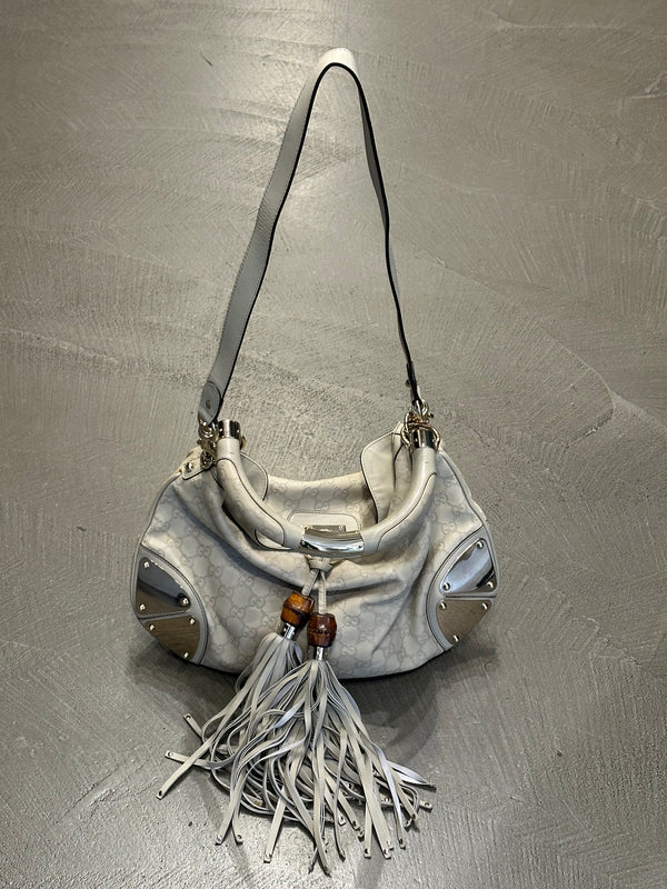 2007 Gucci monogram leather Indy bag