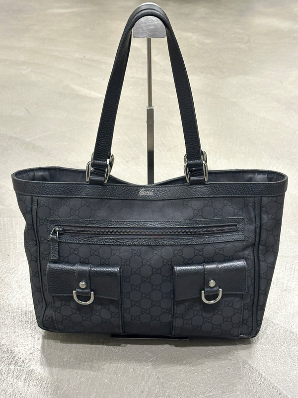 2000s Gucci Monogram Canvas Tote bag
