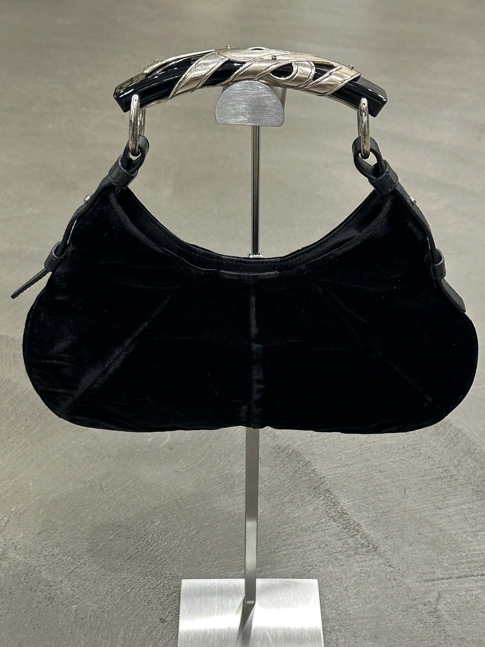 2002 Yves Saint Laurent Mombasa velvet bag