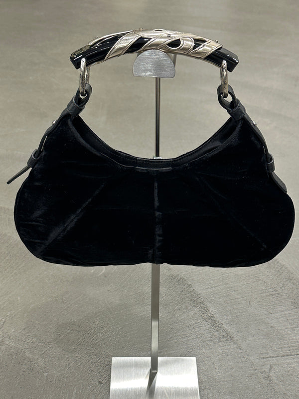 2002 Yves Saint Laurent Mombasa velvet bag