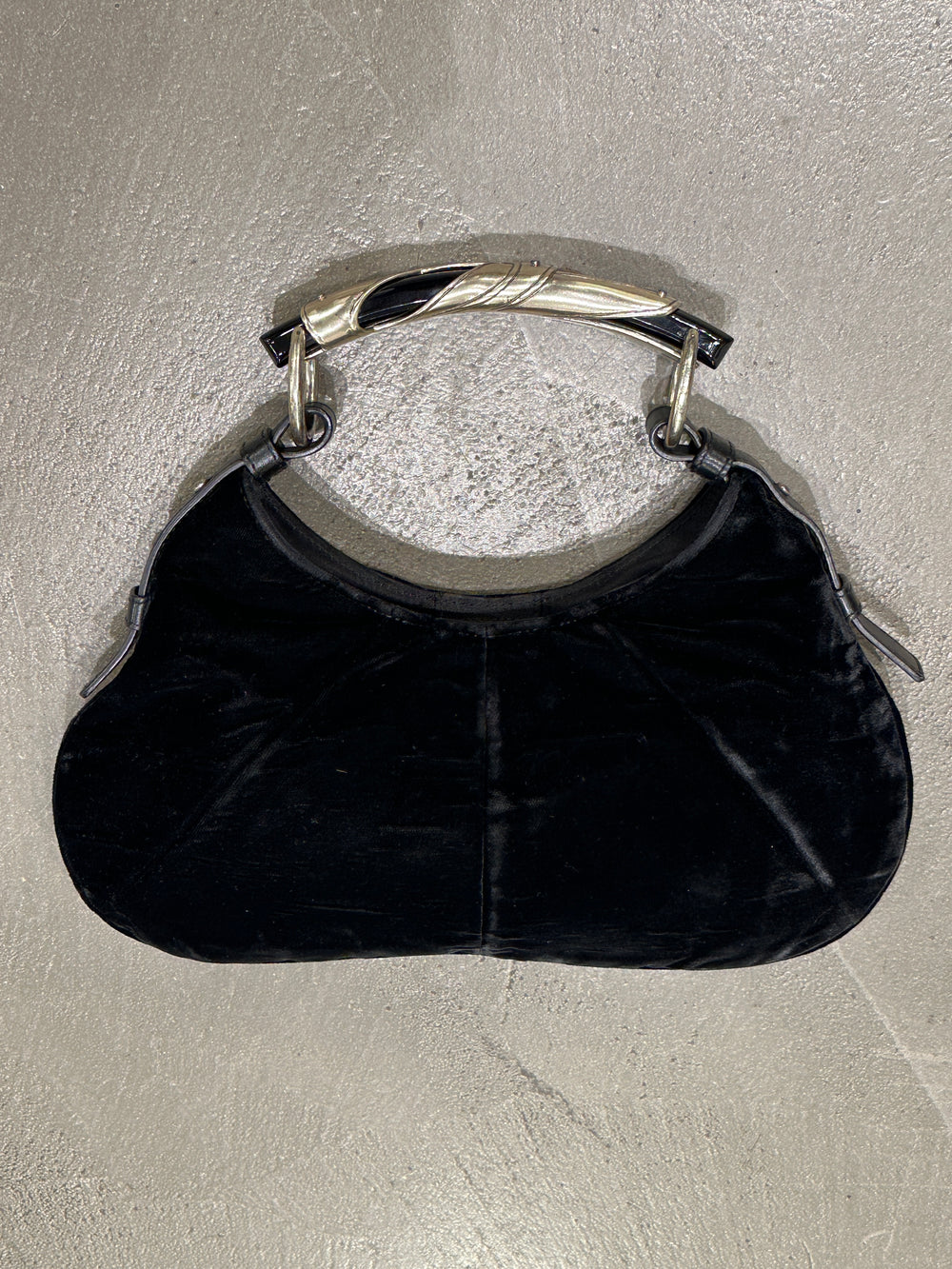2002 Yves Saint Laurent Mombasa velvet bag