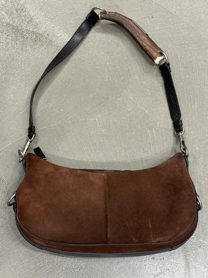 A/W2002 Yves Saint Laurent Mombasa suede bag