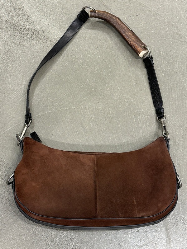 A/W2002 Yves Saint Laurent Mombasa suede bag