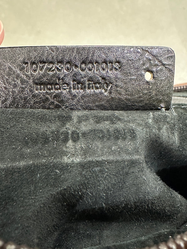 A/W2002 Yves Saint Laurent Mombasa suede bag