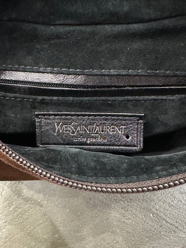 A/W2002 Yves Saint Laurent Mombasa suede bag