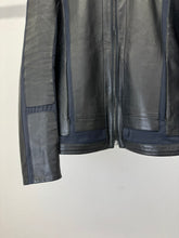 Load image into Gallery viewer, 2000s Dirk Bikkembergs paneled leather jacket
