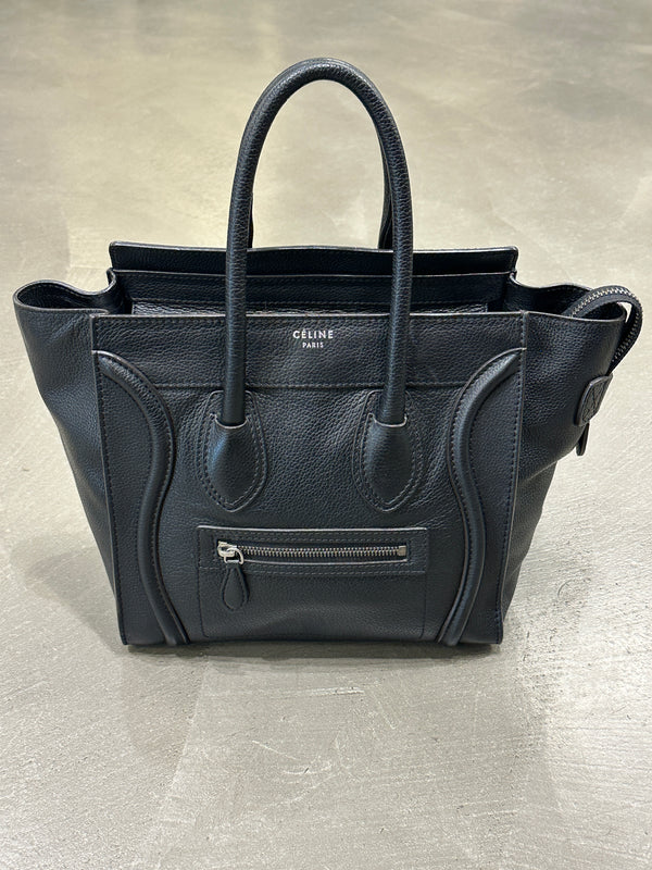 2010s Celine Micro Luggage tote bag
