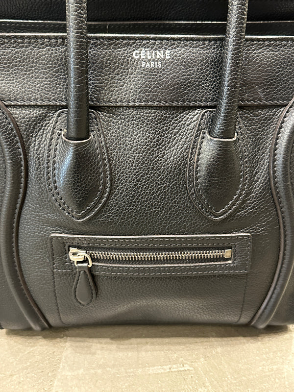 2010s Celine Micro Luggage tote bag