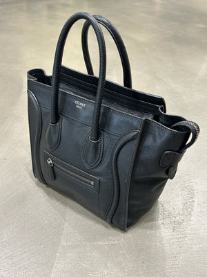 2010s Celine Micro Luggage tote bag