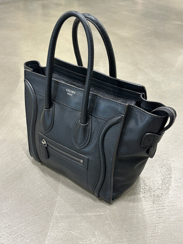 2010s Celine Micro Luggage tote bag