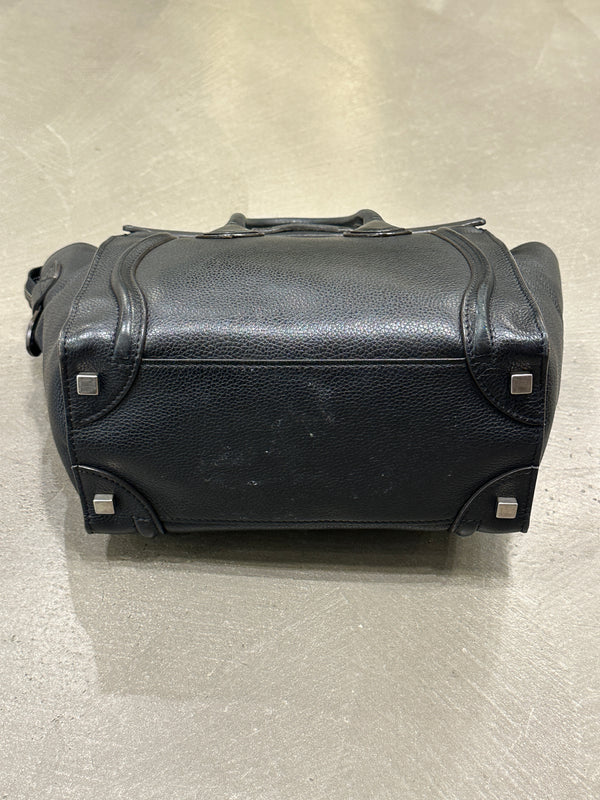 2010s Celine Micro Luggage tote bag