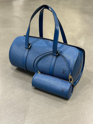 1995 Louis Vuitton Epi leather Papillon 30 handbag with pochette