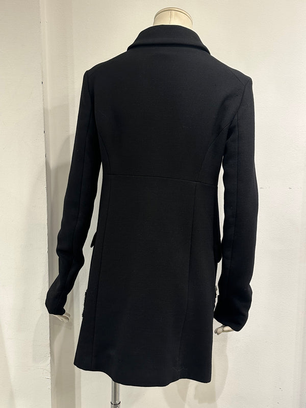 2000s Miu Miu embroidered wool coat