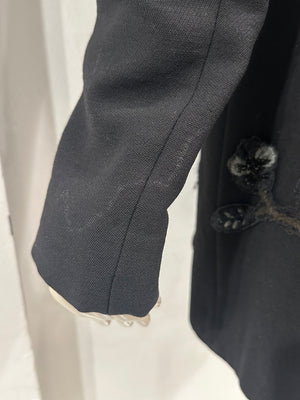 2000s Miu Miu embroidered wool coat