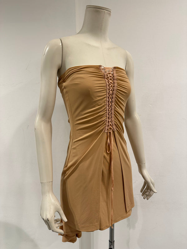 2000s Plein Sud lace-up mini dress/top